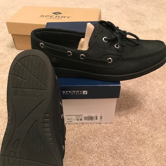 sperry bluefish black